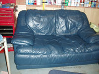 Sofa in the shed Sofa in the shed