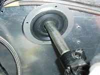 Steering column bulkhead seal Steering column bulkhead seal