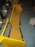 Sidepod removed Sidepod removed